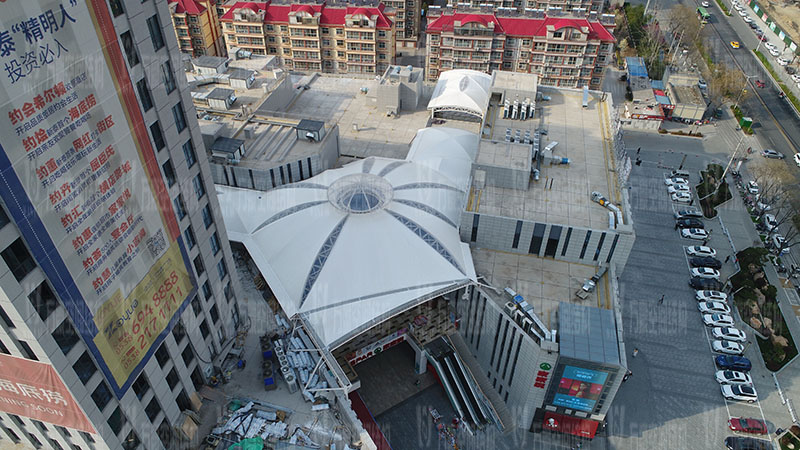 新泰卓越·財富廣場膜結構