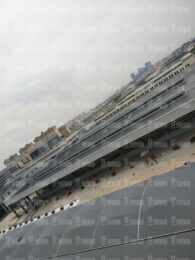 奉化方橋農(nóng)副膜結(jié)構(gòu)雨棚工程項(xiàng)目竣工 奉化方橋農(nóng)副膜結(jié)構(gòu)雨棚工程項(xiàng)目竣工