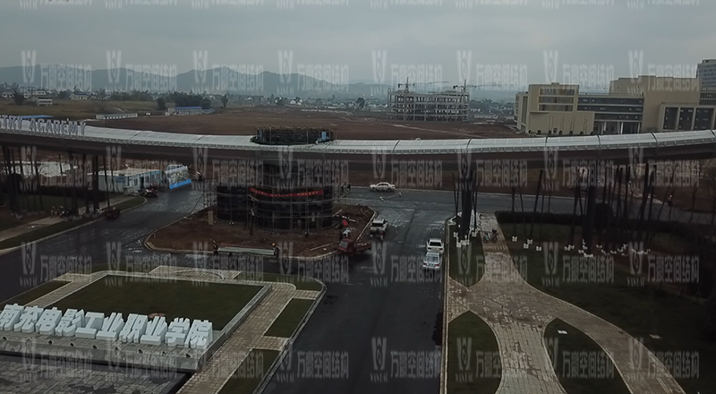 四川南充電影學(xué)院景觀膜結(jié)構(gòu)項(xiàng)目竣工