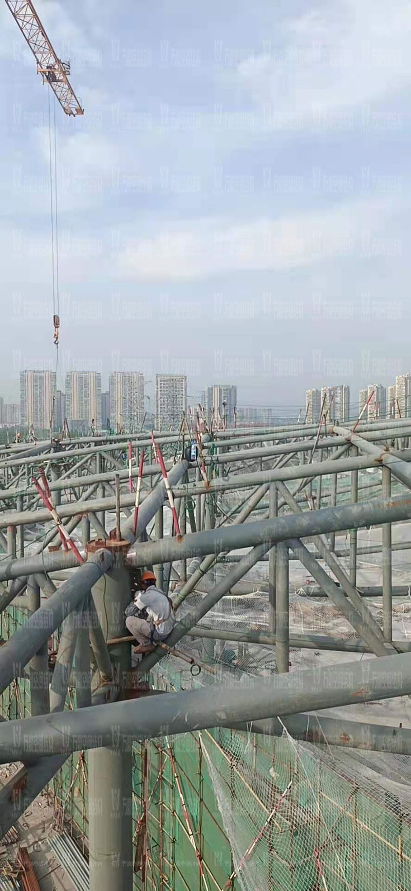 杭州亞運會棒（壘）球體育文化中心膜結構項目開始施工