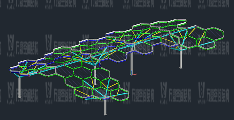 樂清鐵定溜溜樂園膜結(jié)構(gòu)工程位于浙江省溫州市樂清市，項目鋼膜結(jié)構(gòu)雨棚包括6號商業(yè)街蜂窩狀ETFE膜結(jié)構(gòu)、檢票口PTFE膜結(jié)構(gòu)、售票口PVDF膜結(jié)構(gòu)。    目前，售票口、檢票口已全部完成；6號商業(yè)街支撐結(jié)構(gòu)已安裝完成，正在吊裝網(wǎng)殼，網(wǎng)殼共分為11片，正在吊裝第3片。  樂清鐵定溜溜樂園膜結(jié)構(gòu)工程商業(yè)街網(wǎng)殼吊裝中  樂清鐵定溜溜樂園膜結(jié)構(gòu)工程商業(yè)街網(wǎng)殼吊裝中  樂清鐵定溜溜樂園膜結(jié)構(gòu)工程商業(yè)街網(wǎng)殼吊裝中  樂清鐵定溜溜樂園膜結(jié)構(gòu)工程商業(yè)街網(wǎng)殼吊裝中  樂清鐵定溜溜樂園膜結(jié)構(gòu)工程商業(yè)街網(wǎng)殼吊裝中    期待整個工程的完工，來領(lǐng)略它別致的風(fēng)采。