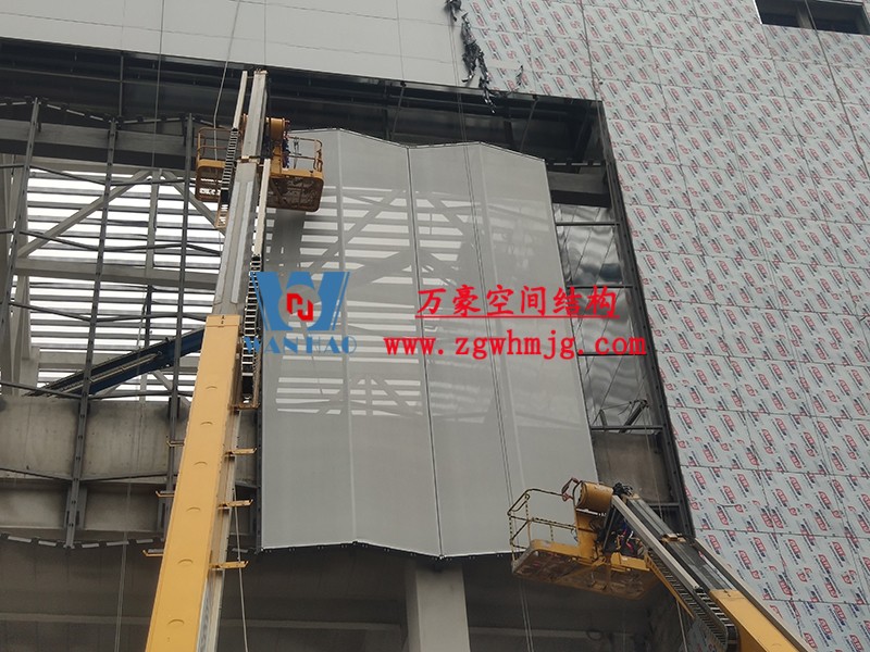 紹興國際會展中心C1區展廳幕墻網格膜工程