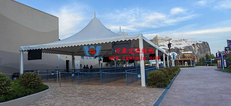 上海海昌海洋公園鋼膜結(jié)構(gòu)工程完工 上海海昌海洋公園鋼膜結(jié)構(gòu)工程完工