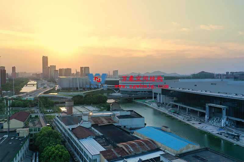 紹興國(guó)際會(huì)展中心PTFE網(wǎng)格織物幕墻項(xiàng)目