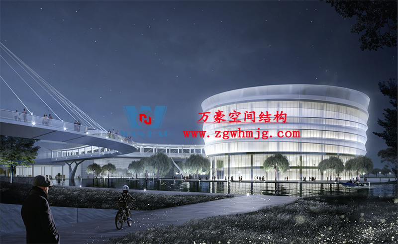 紹興國(guó)際會(huì)展中心PTFE網(wǎng)格織物幕墻項(xiàng)目