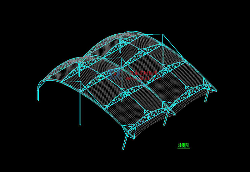 萬豪2023第6標(biāo)-溫州惠民路西側(cè)綠地球場(chǎng)鋼膜結(jié)構(gòu)工程