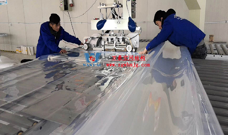 索膜結構的連接方式