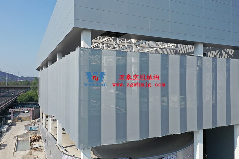 紹興國際會展中心C1區(qū)展廳幕墻網格膜工程 紹興國際會展中心C1區(qū)展廳幕墻網格膜工程