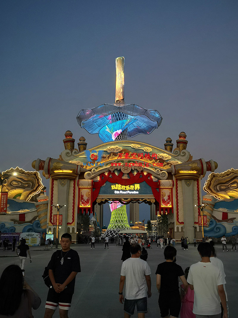 西安絲路塔ETFE膜結(jié)構(gòu)項目順利完工