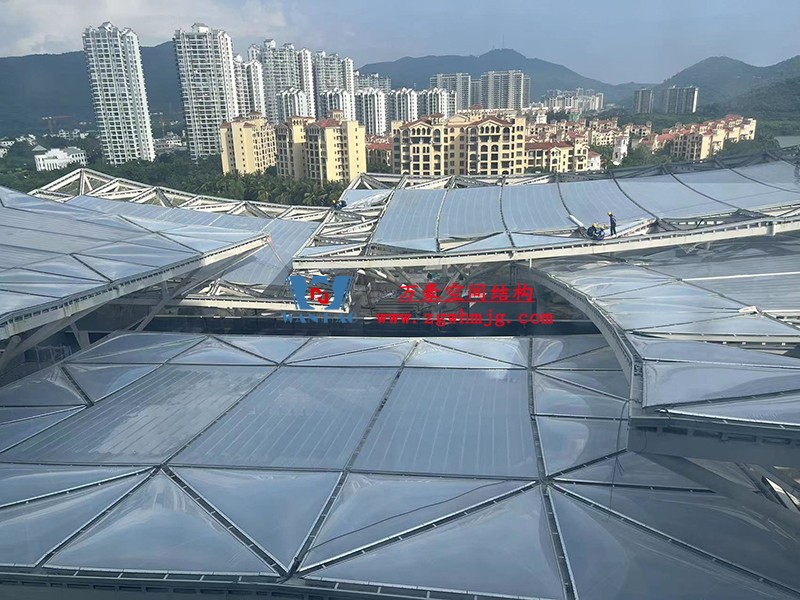 中交海南總部基地項(xiàng)目A地塊三標(biāo)段ETFE膜結(jié)構(gòu)項(xiàng)目 中交海南總部基地項(xiàng)目A地塊三標(biāo)段ETFE膜結(jié)構(gòu)項(xiàng)目