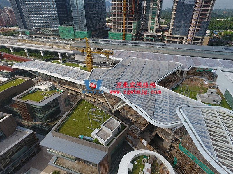 深圳龍華地鐵站ETFE天幕膜結(jié)構(gòu)項目 深圳龍華地鐵站ETFE天幕膜結(jié)構(gòu)項目