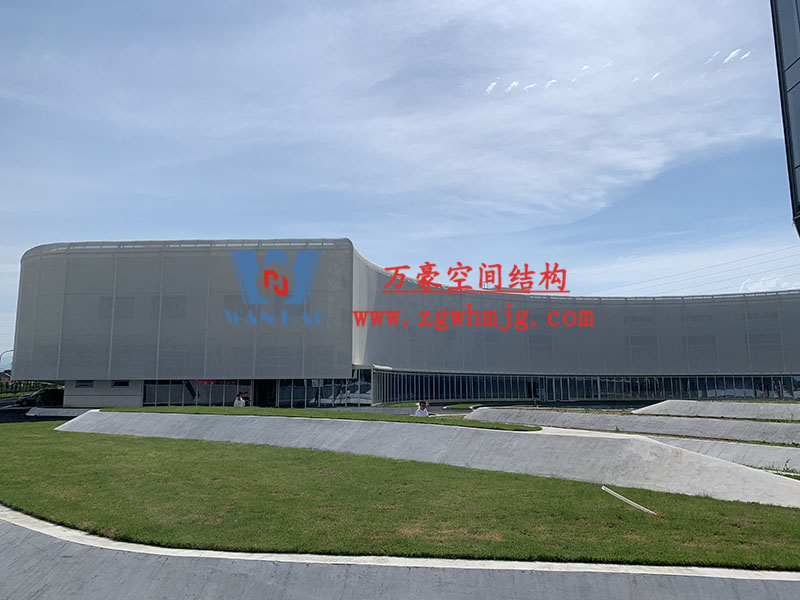 寧波益富樂公司新廠房外立面PTFE網(wǎng)格膜結(jié)構(gòu)工程 寧波益富樂公司新廠房外立面PTFE網(wǎng)格膜結(jié)構(gòu)工程