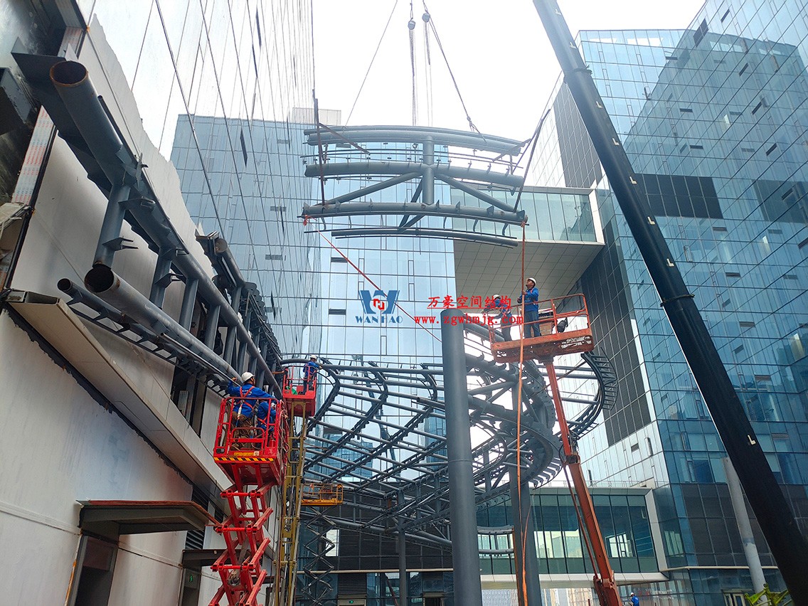 博多森谷項目中庭鋼膜結構工程