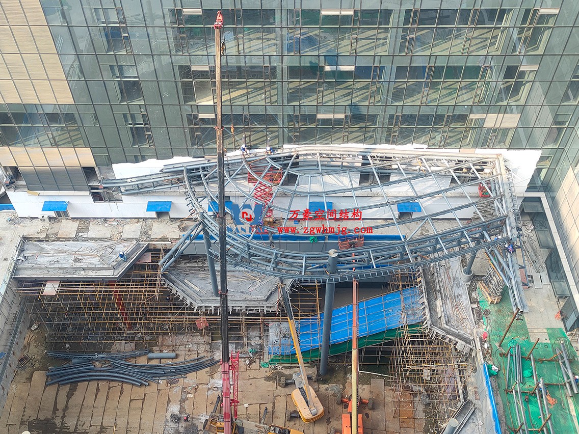 博多森谷項目中庭鋼膜結構工程