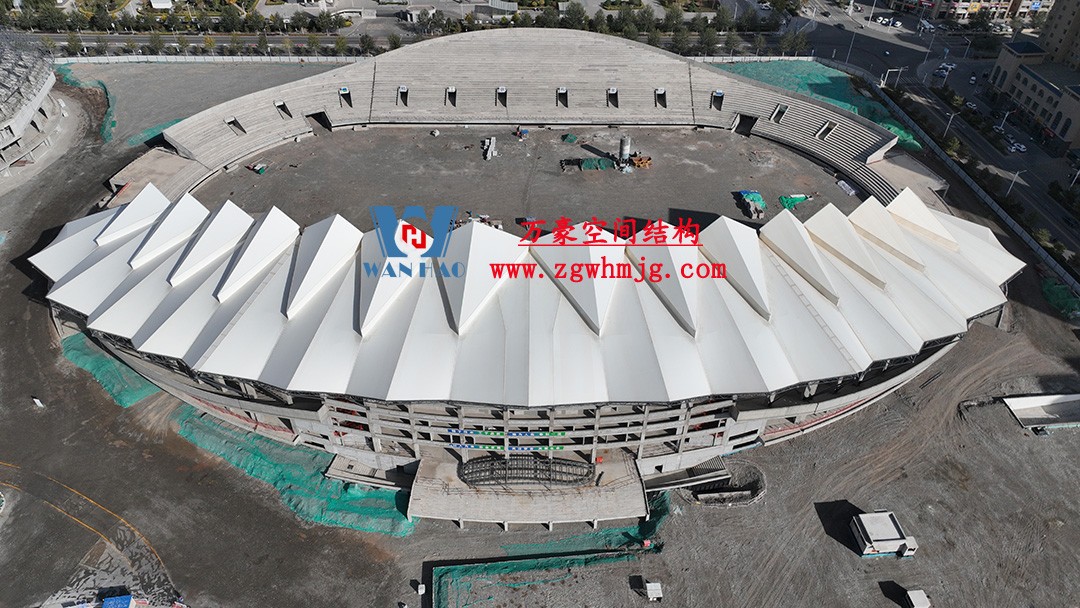 張掖奧體中心建設項目（EPC）總承包體育場PTFE膜結構專業分包工程
