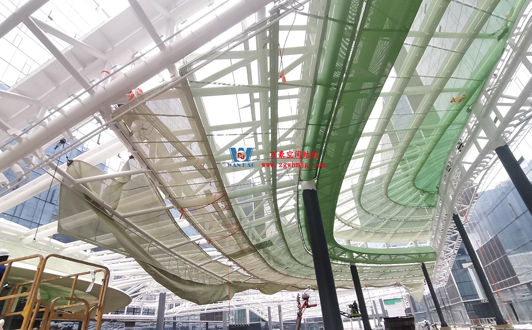 博多森谷項目中庭鋼膜結(jié)構(gòu)工程