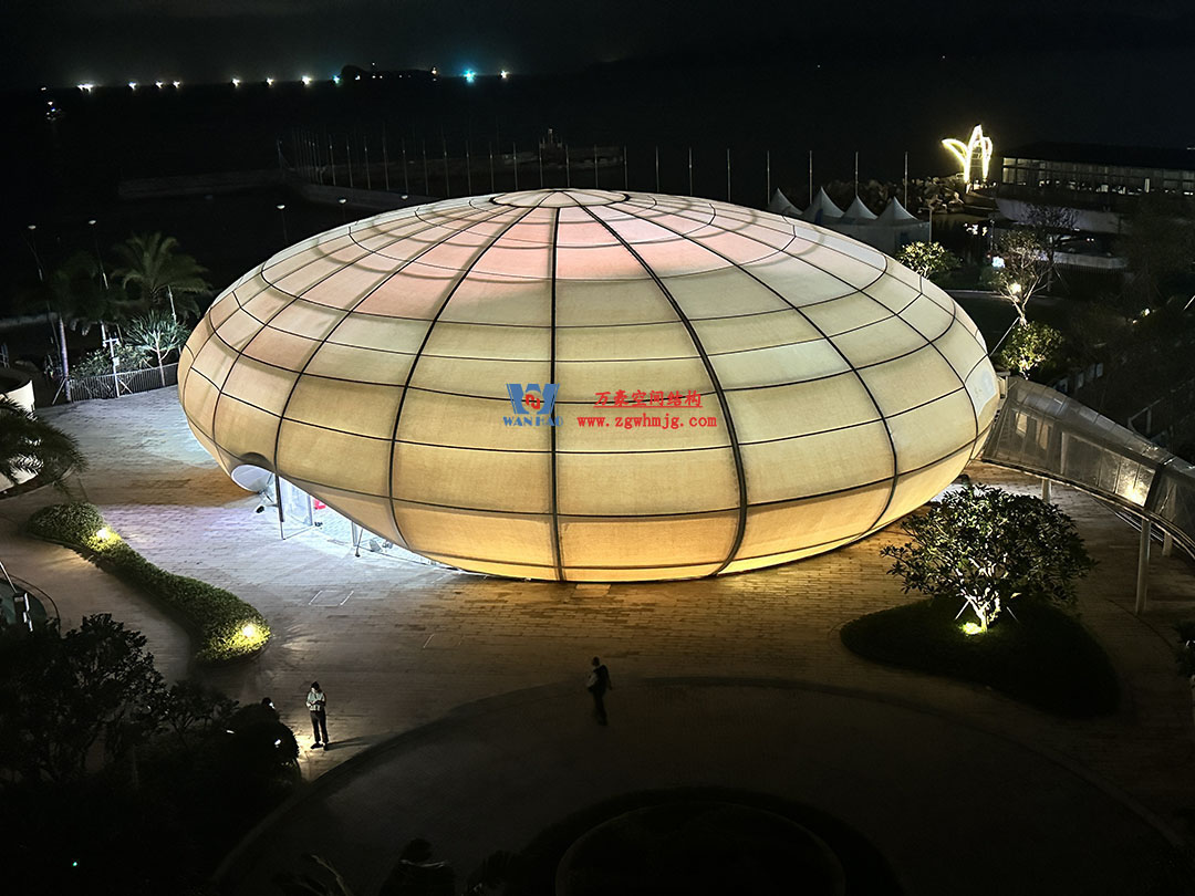 京基大梅沙酒店多功能活動(dòng)廳鋼膜結(jié)構(gòu)項(xiàng)目