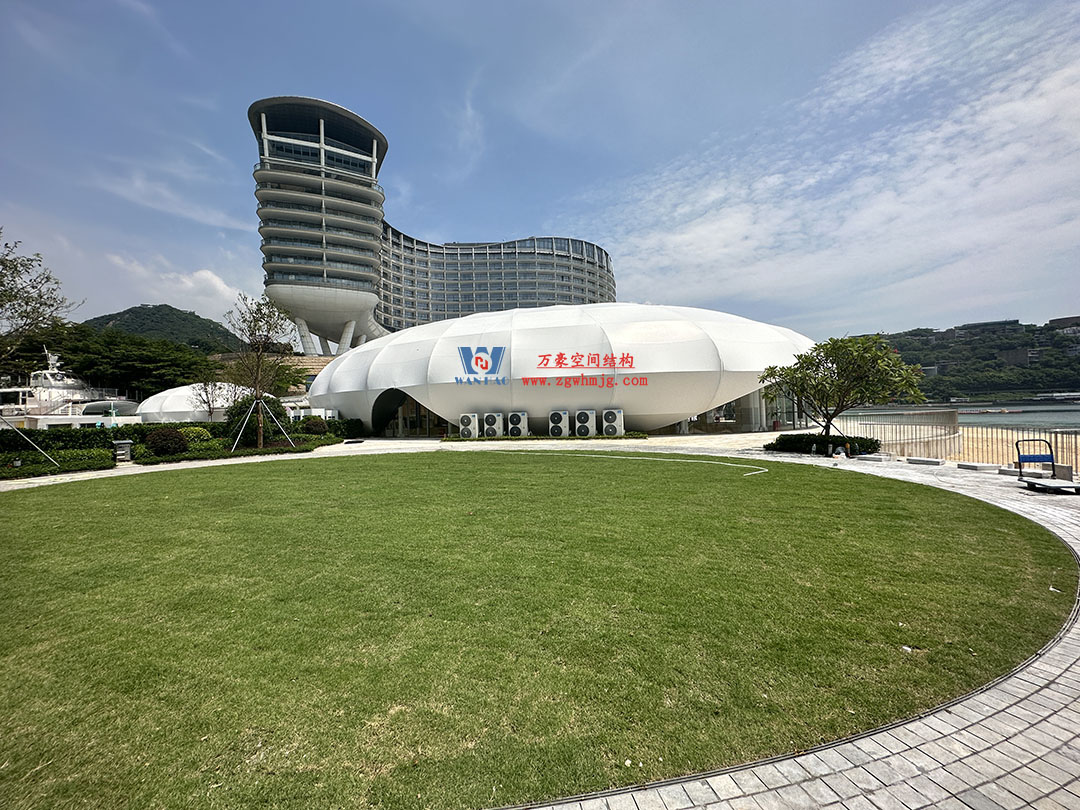 京基大梅沙酒店多功能活動(dòng)廳鋼膜結(jié)構(gòu)項(xiàng)目