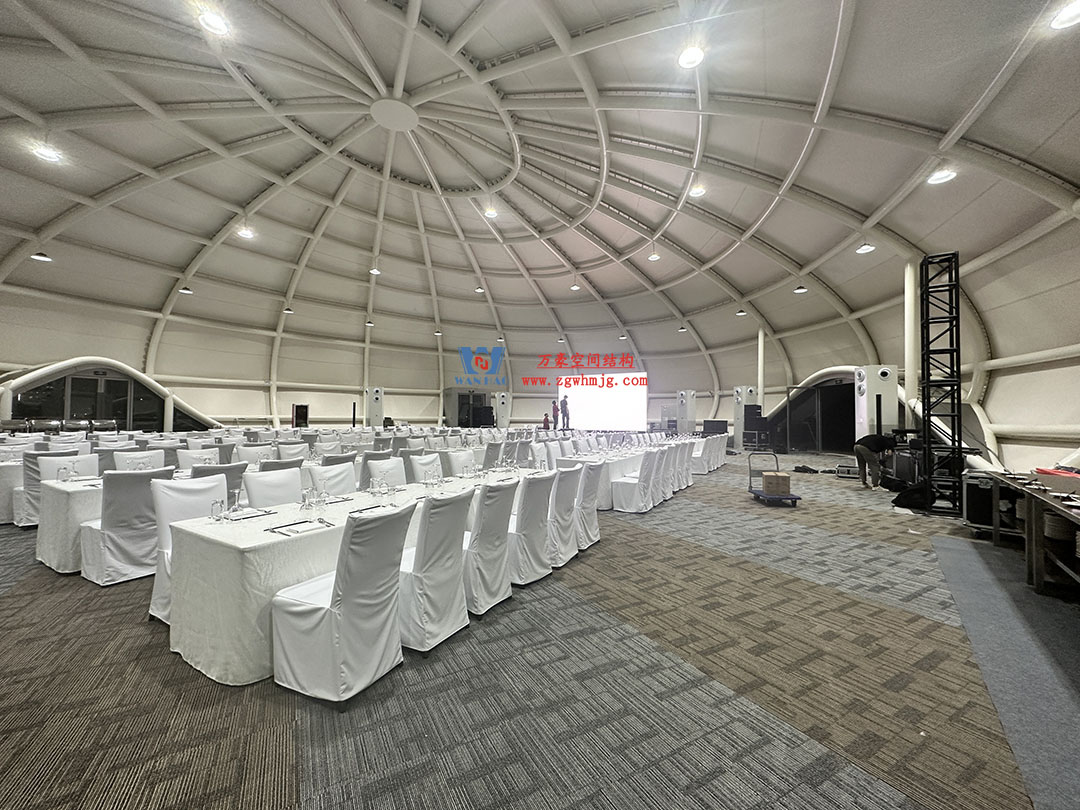 京基大梅沙酒店多功能活動(dòng)廳鋼膜結(jié)構(gòu)項(xiàng)目