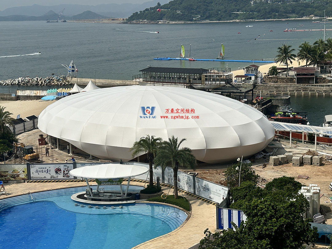 京基大梅沙酒店多功能活動(dòng)廳鋼膜結(jié)構(gòu)項(xiàng)目