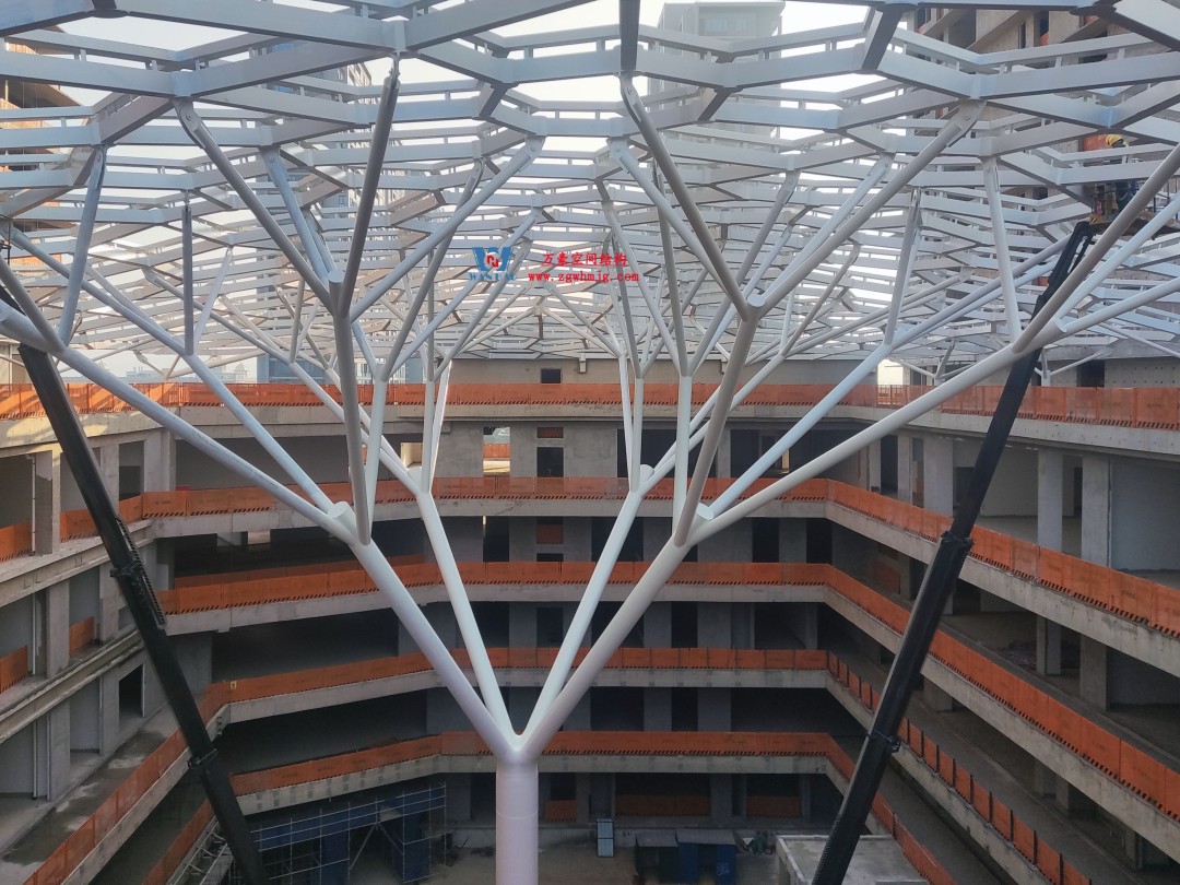 科幻巨幕降臨安吉！湖州安吉鋼結(jié)構(gòu)天幕重塑城市天際線