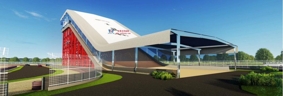 比亞迪紹興嵊州賽車場(chǎng)干拔沙坡觀景平臺(tái)鋼結(jié)構(gòu)項(xiàng)目