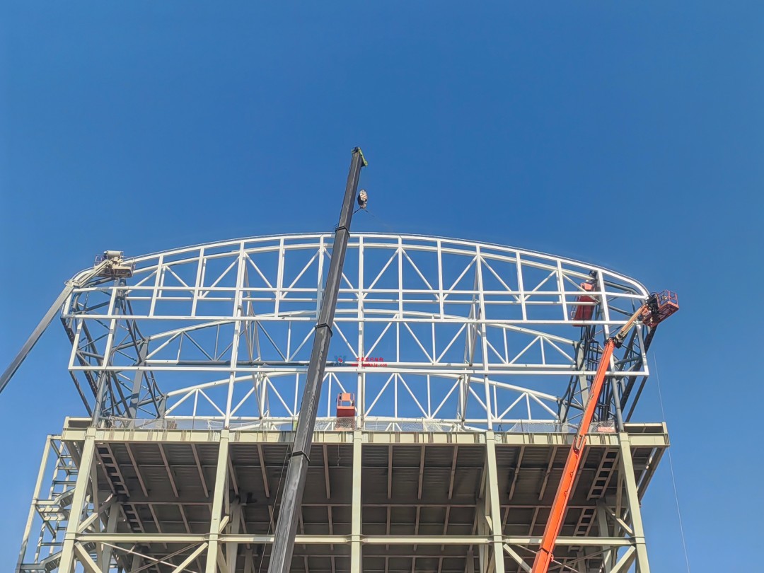 比亞迪紹興嵊州賽車場(chǎng)干拔沙坡觀景平臺(tái)鋼結(jié)構(gòu)項(xiàng)目