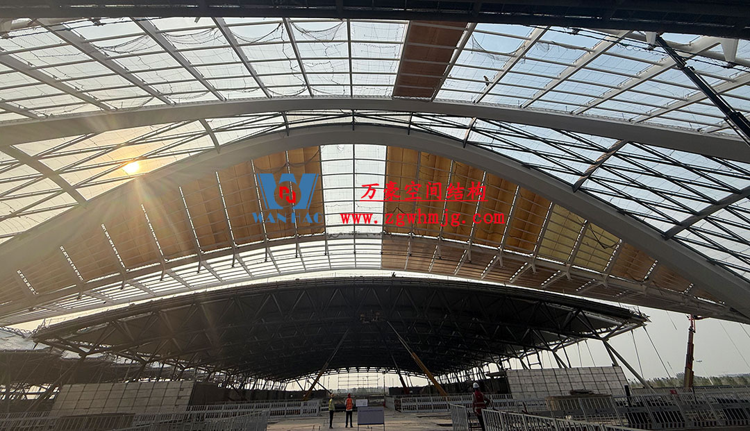 鄭州中原高鐵港數(shù)字展貿(mào)城ETFE PTFE膜結(jié)構(gòu)項(xiàng)目 鄭州中原高鐵港數(shù)字展貿(mào)城ETFE PTFE膜結(jié)構(gòu)項(xiàng)目