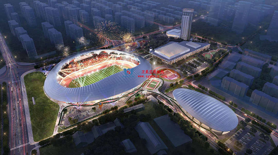 萬(wàn)豪中標(biāo)-山東蓬萊PEFE膜結(jié)構(gòu)體育場(chǎng)