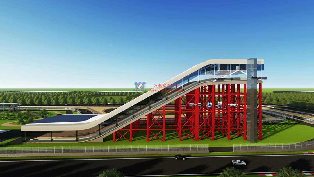 比亞迪賽車場驚現(xiàn)“風(fēng)之翼”！又一座PTFE膜結(jié)構(gòu)干拔沙坡頂棚拔地而起
