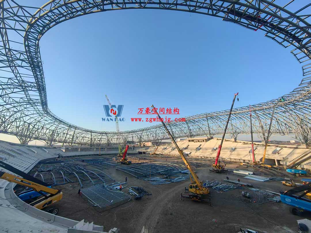 山東蓬萊體育場PTFE膜結(jié)構(gòu)項目 山東蓬萊體育場PTFE膜結(jié)構(gòu)項目