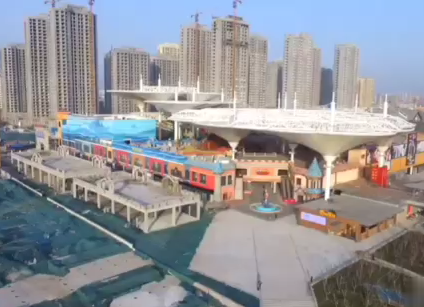 聊城歡樂(lè)小鎮(zhèn)七彩云朵膜結(jié)構(gòu)項(xiàng)目視頻賞析