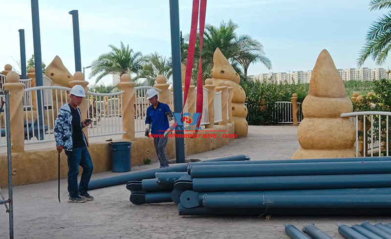 上海海昌海洋公園鋼膜結(jié)構(gòu)工程開(kāi)始施工