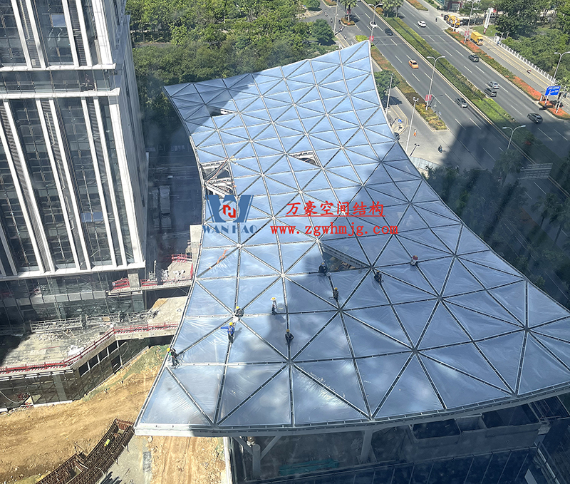 縱使烈日炎炎，腳步從未止歇！海南這個ETFE氣枕膜項目施工進(jìn)度有最新消息