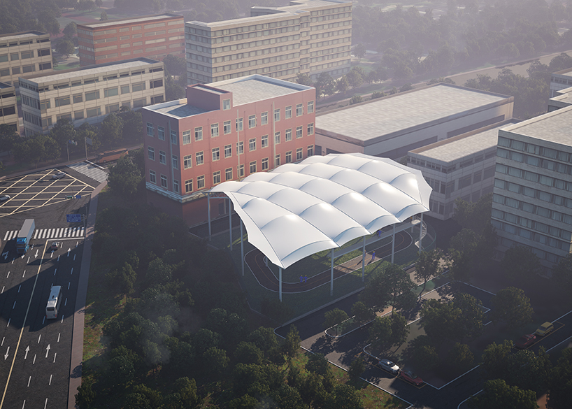 國網(wǎng)江西省電力有限公司培訓中心實訓基地改造PTFE膜結(jié)構項目