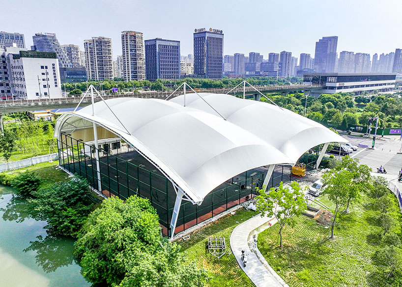 澳大利亞希望島網(wǎng)球中心PTFE膜屋面項(xiàng)目