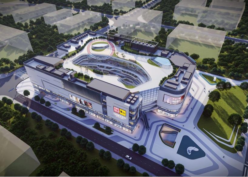 廣州從化鳳凰新天地商業(yè)樓ETFE+PTFE膜結(jié)構