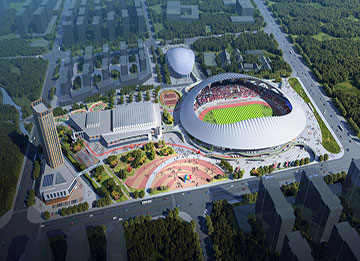 萬豪中標(biāo)-山東蓬萊PTFE膜結(jié)構(gòu)體育場