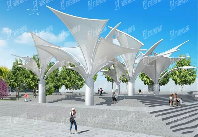 東莞市東江西岸PTFE網(wǎng)格覆膜結(jié)構(gòu)項(xiàng)目