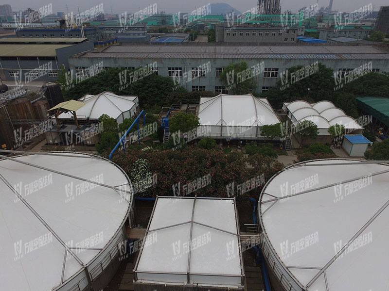 上虞泰盛化工污水池加蓋膜結(jié)構(gòu) 上虞泰盛化工污水池加蓋膜結(jié)構(gòu)